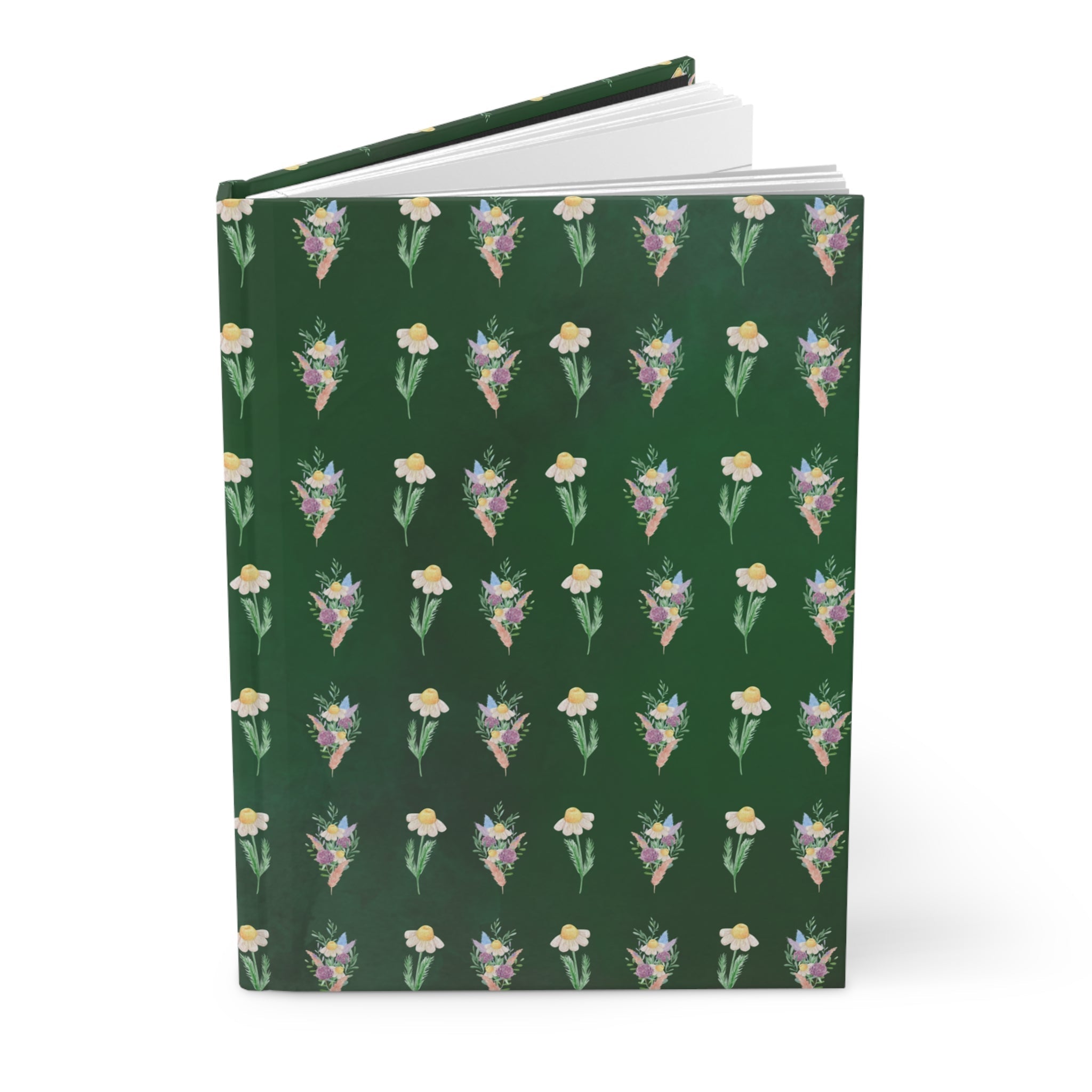 Notebook with Daisies + Spring Flowers