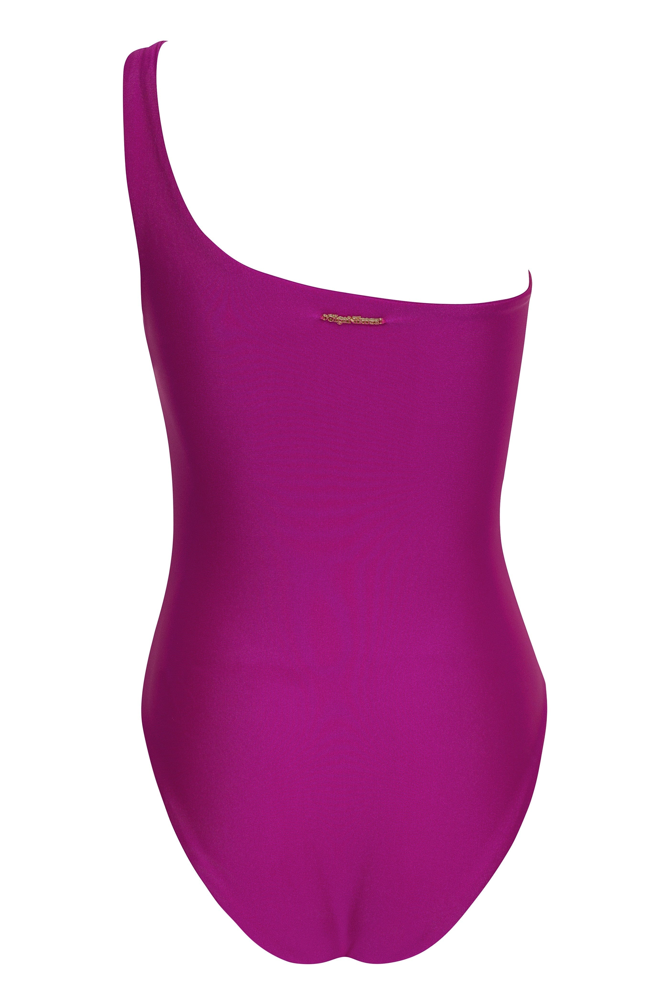 Vanda in Stripes One Shoulder Style Swimsuit