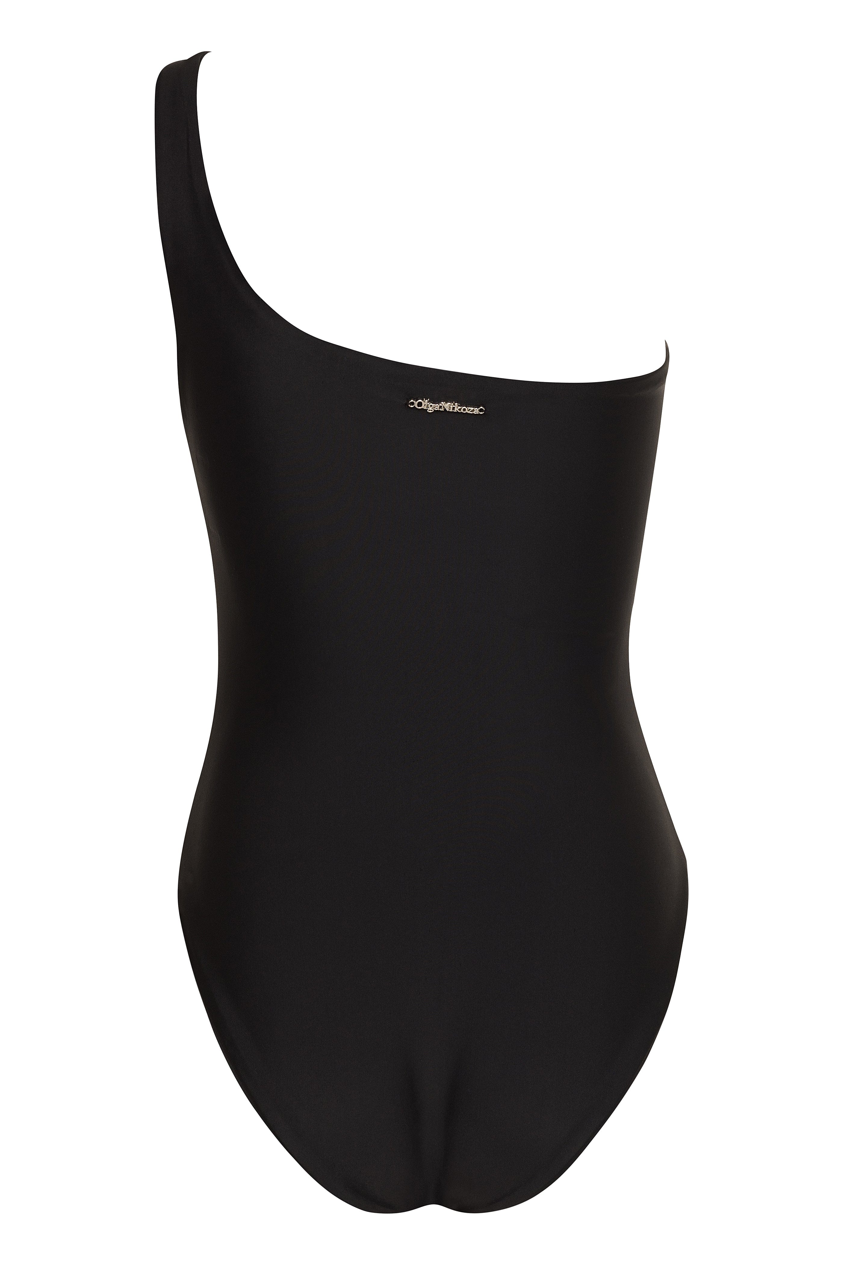 Vandas in Bloom- White One Shoulder Style Swimsuit