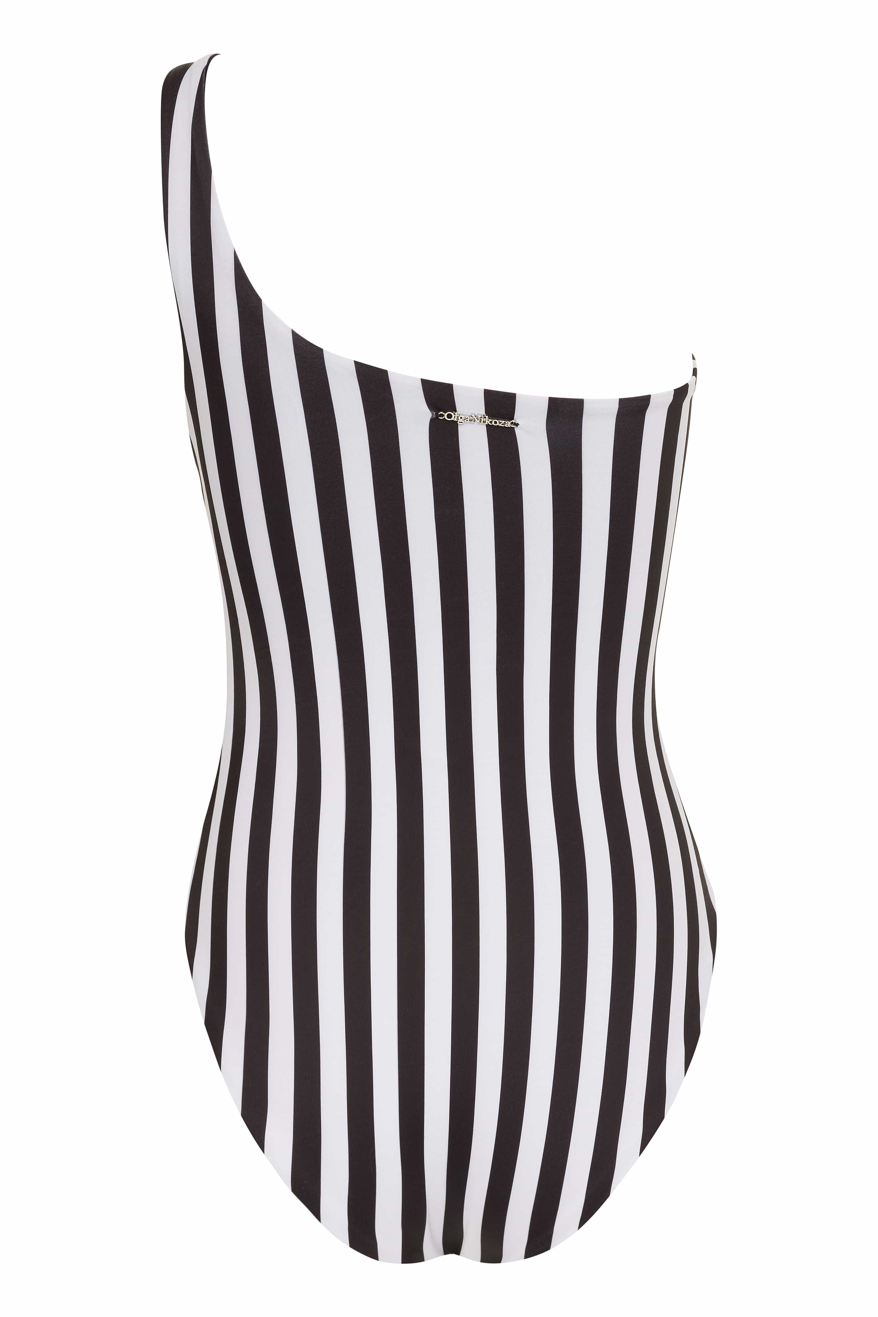 Fuchsia Paradise Shoulder Style Swimsuit