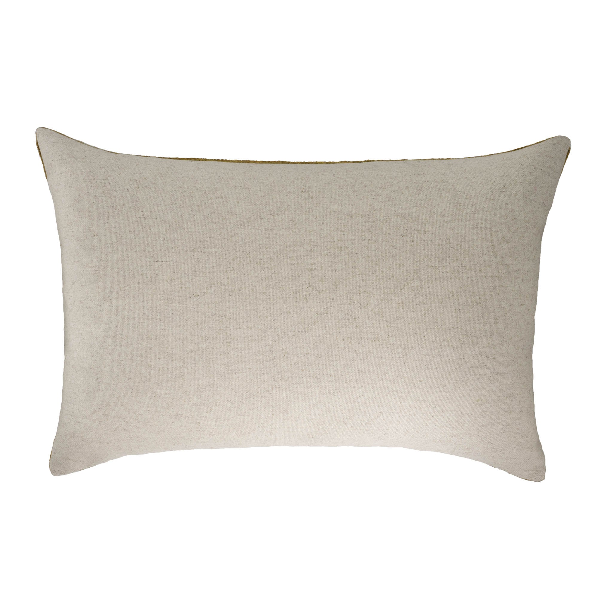 Olive Green Silk Velvet Ikat Pillow Cover 16 X 24