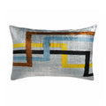 Olympia Silk Velvet Ikat Throw Pillow Cover 16 X 24