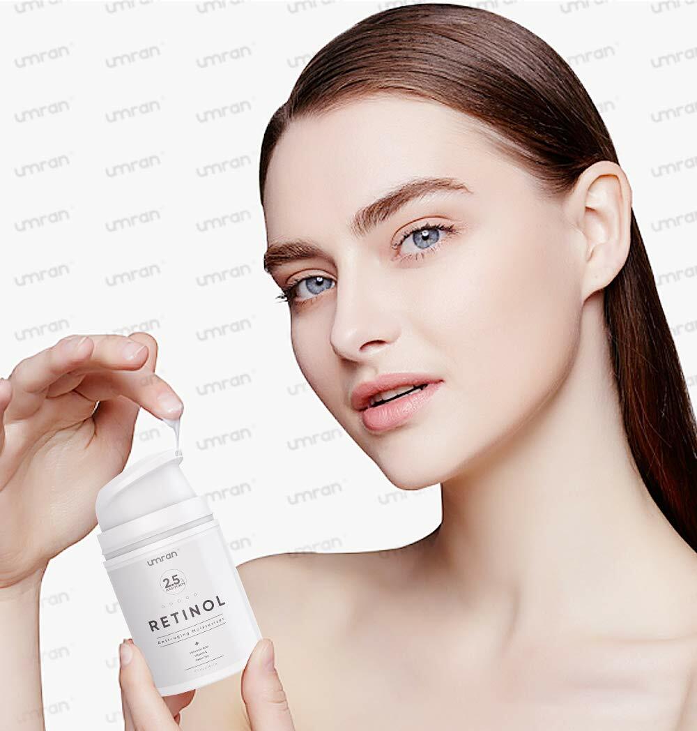 Umran Retinol Anti-Aging Cream 2.5% Hyaluronic Acid Vitamin E 50ml Face Eye