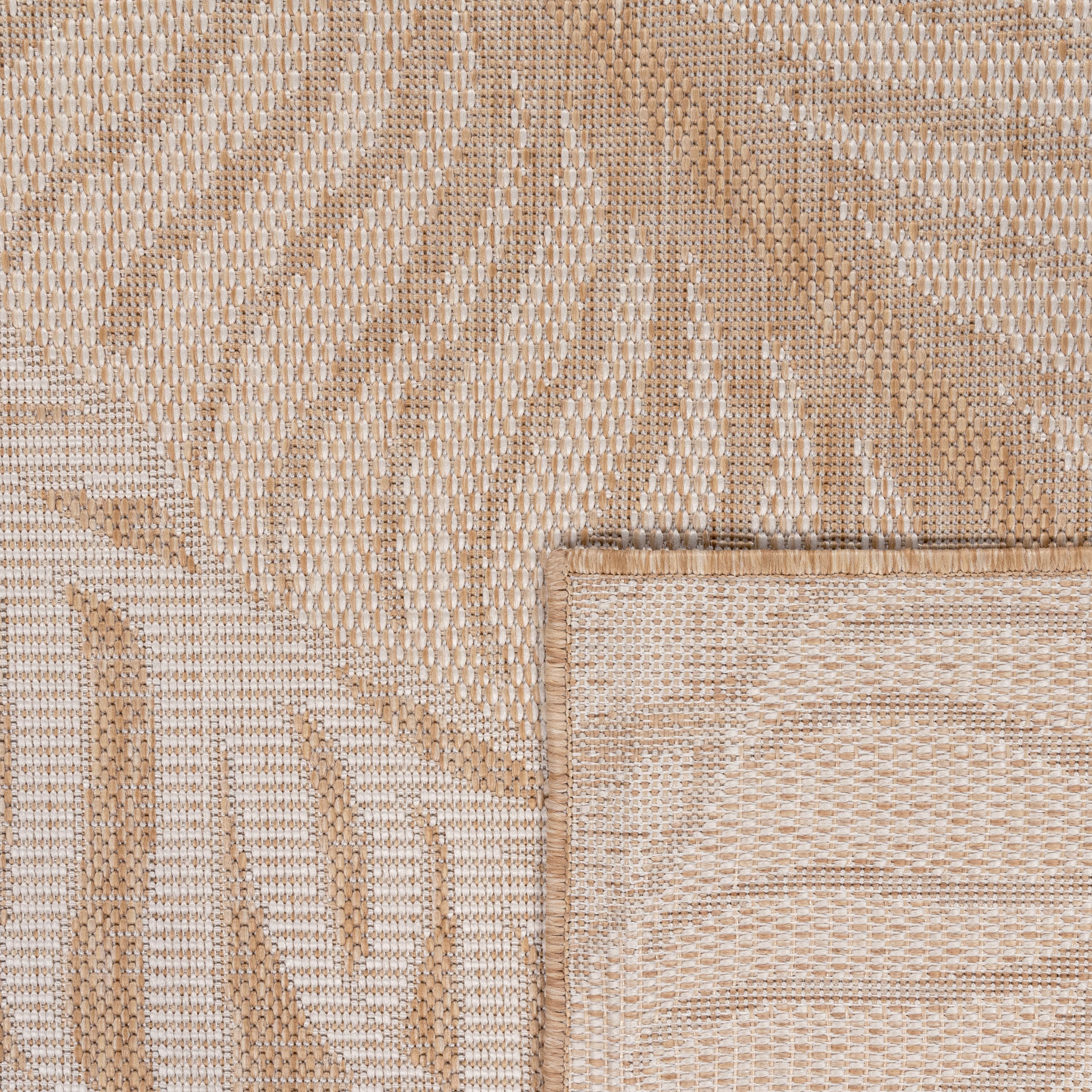 Indoor & Outdoor Rug Captera with Leaves Design