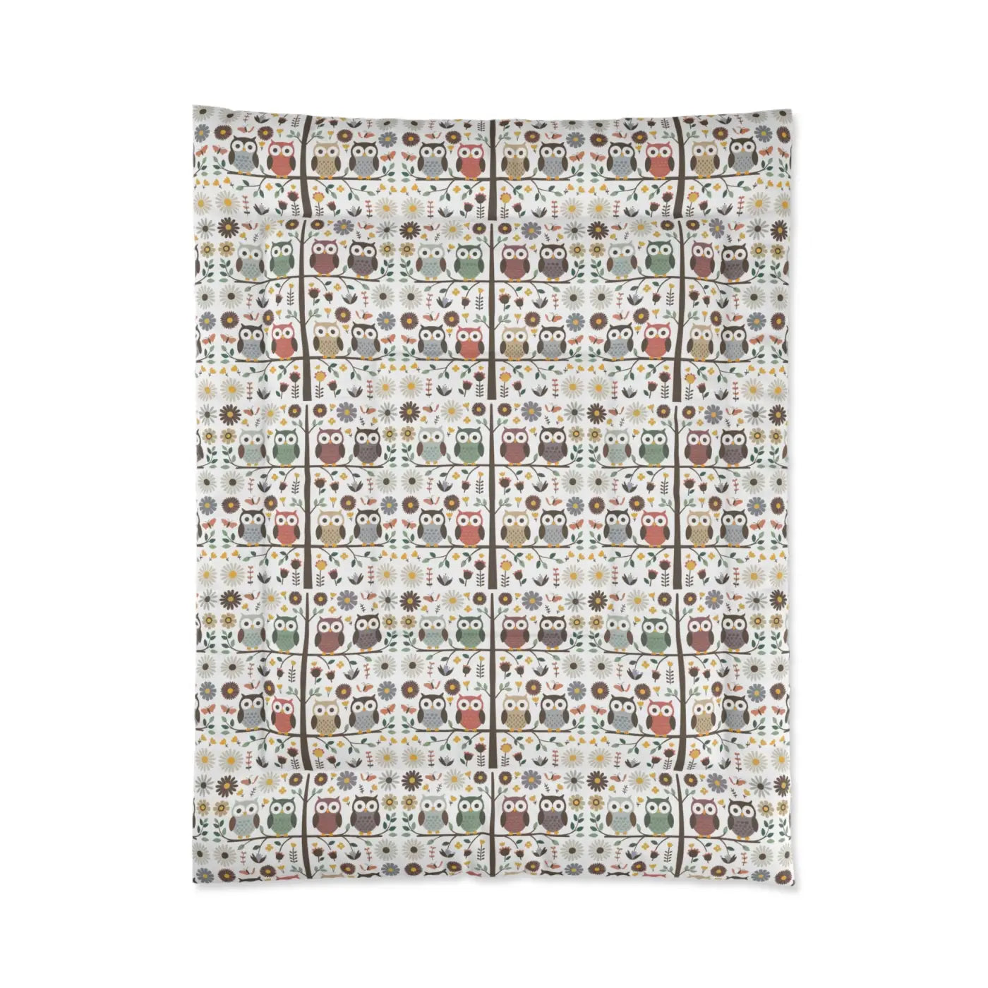 Cozy Tree Comforter - Bright White Eco-Friendly - DipaliZ