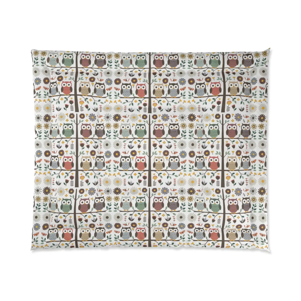 Cozy Tree Comforter - Bright White Eco-Friendly - DipaliZ