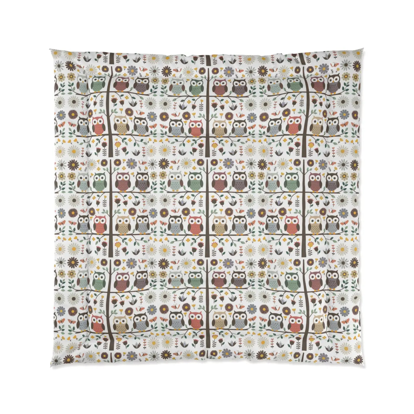 Cozy Tree Comforter - Bright White Eco-Friendly - DipaliZ