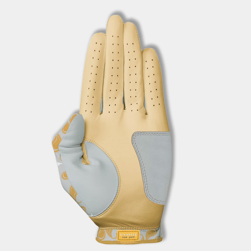Park Paisley | Women's Gold Golf Glove