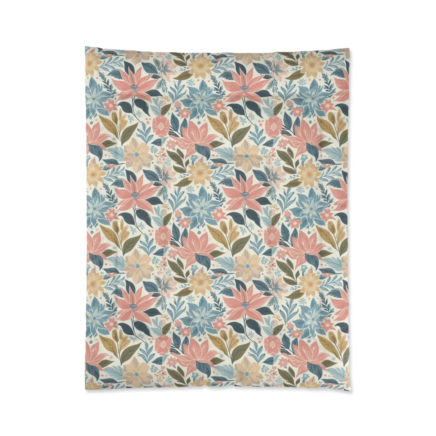 Dreamy Pastel Floral Comforter - Lightweight - DipaliZ