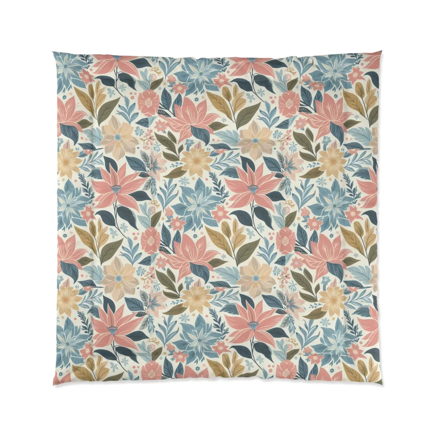 Dreamy Pastel Floral Comforter - Lightweight - DipaliZ
