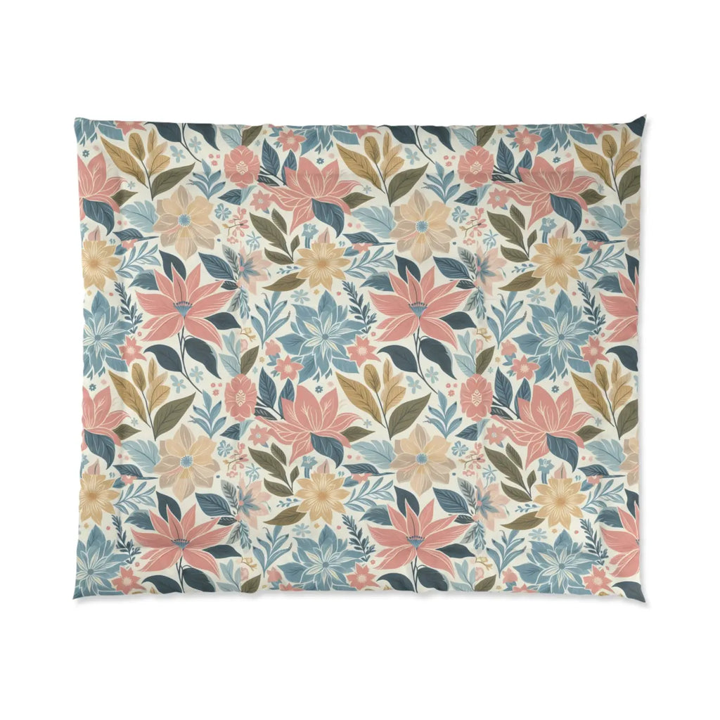 Dreamy Pastel Floral Comforter - Lightweight - DipaliZ
