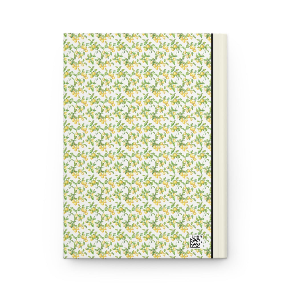 Pastel Lemon Notebook with Bow