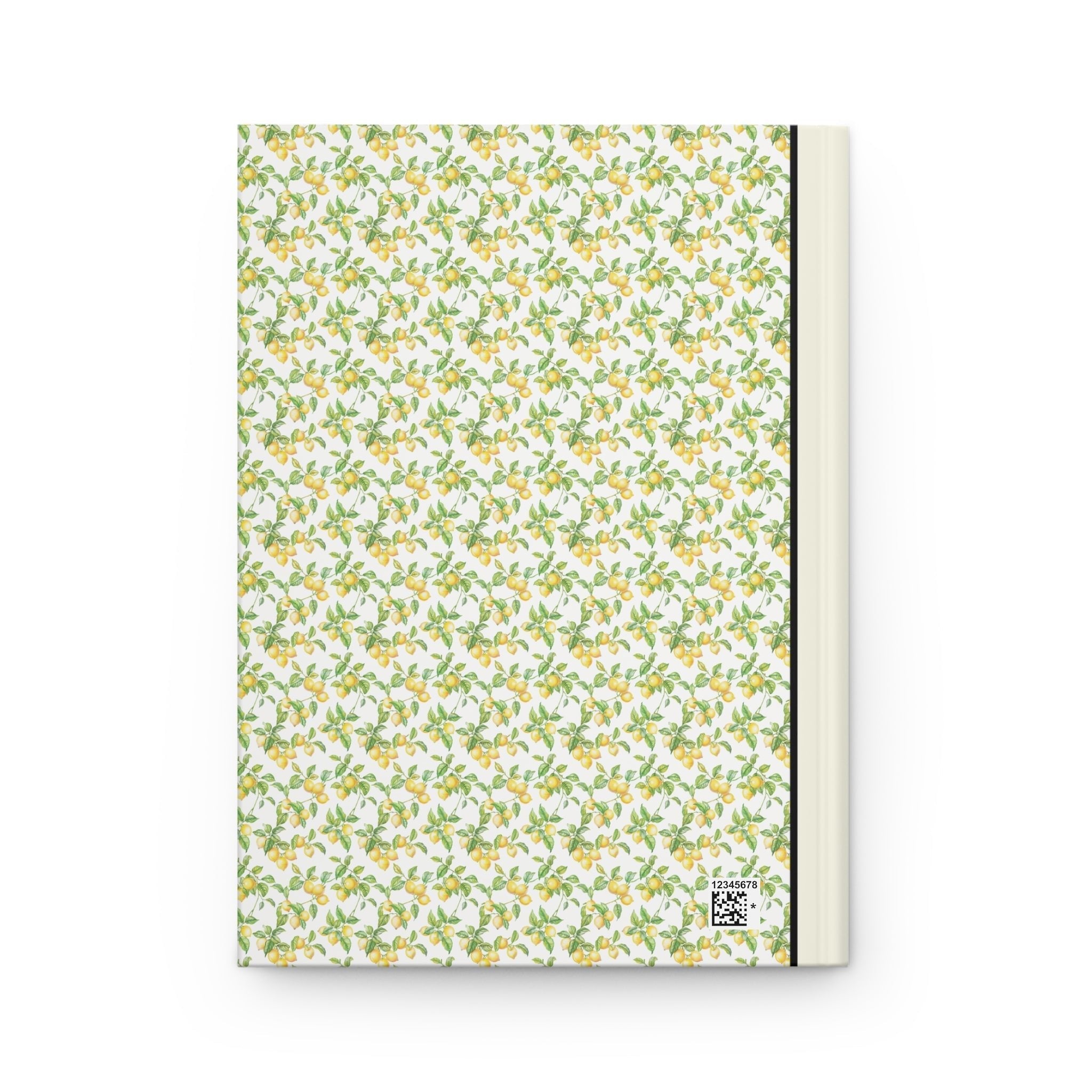 Pastel Lemon Notebook with Bow