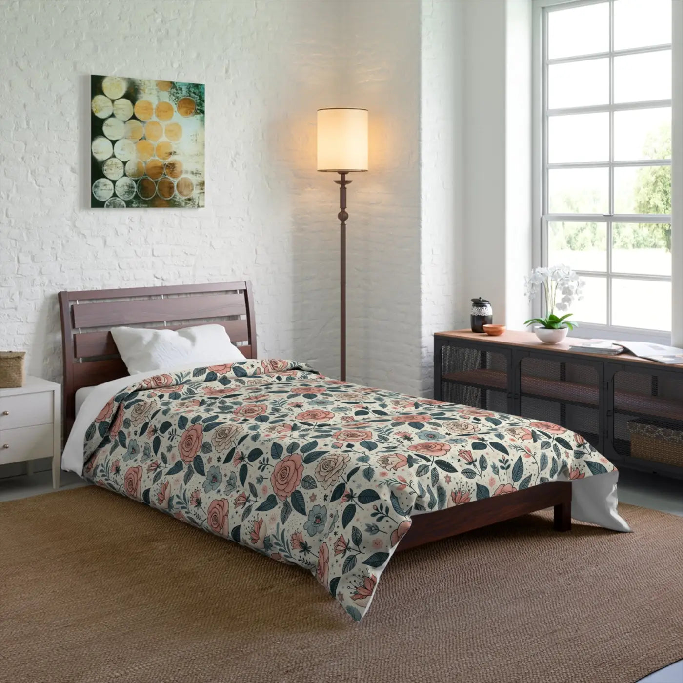 Dreamy Pastel Rose Comforter - Trendy Elegance - DipaliZ
