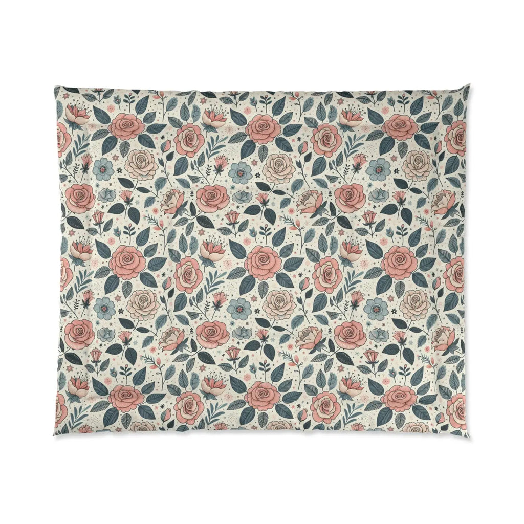 Dreamy Pastel Rose Comforter - Trendy Elegance - DipaliZ