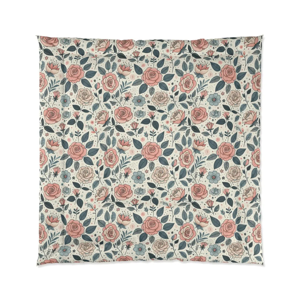 Dreamy Pastel Rose Comforter - Trendy Elegance - DipaliZ