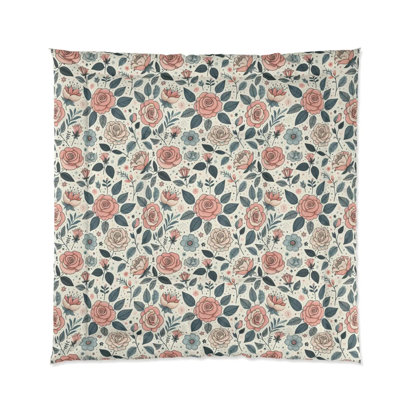 Dreamy Pastel Rose Comforter - Trendy Elegance - DipaliZ