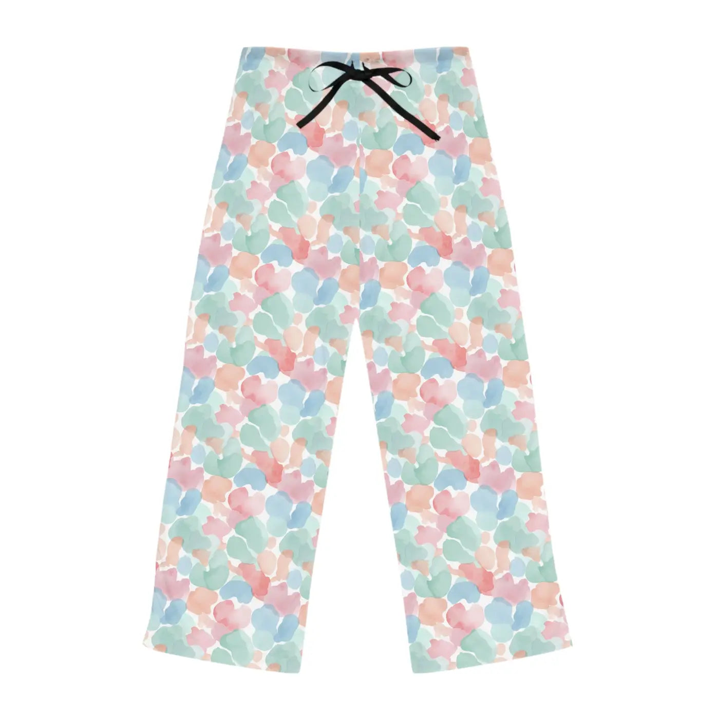 Pastel Watercolor Hearts Pajama Pants - Dreamy Sleepwear - DipaliZ