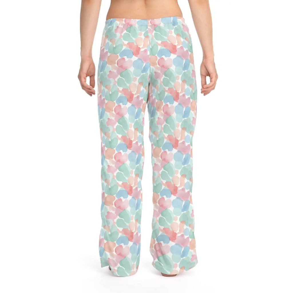 Pastel Watercolor Hearts Pajama Pants - Dreamy Sleepwear - DipaliZ