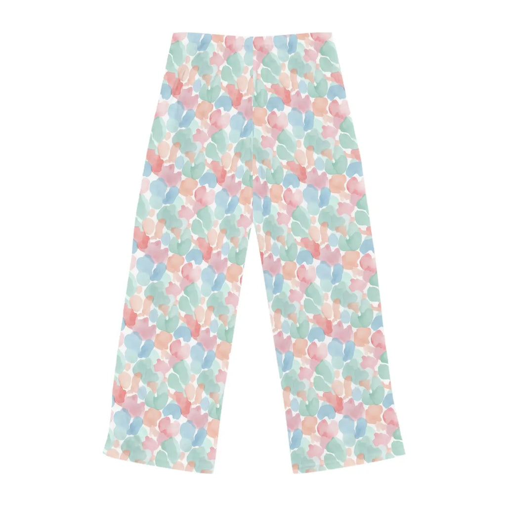 Pastel Watercolor Hearts Pajama Pants - Dreamy Sleepwear - DipaliZ