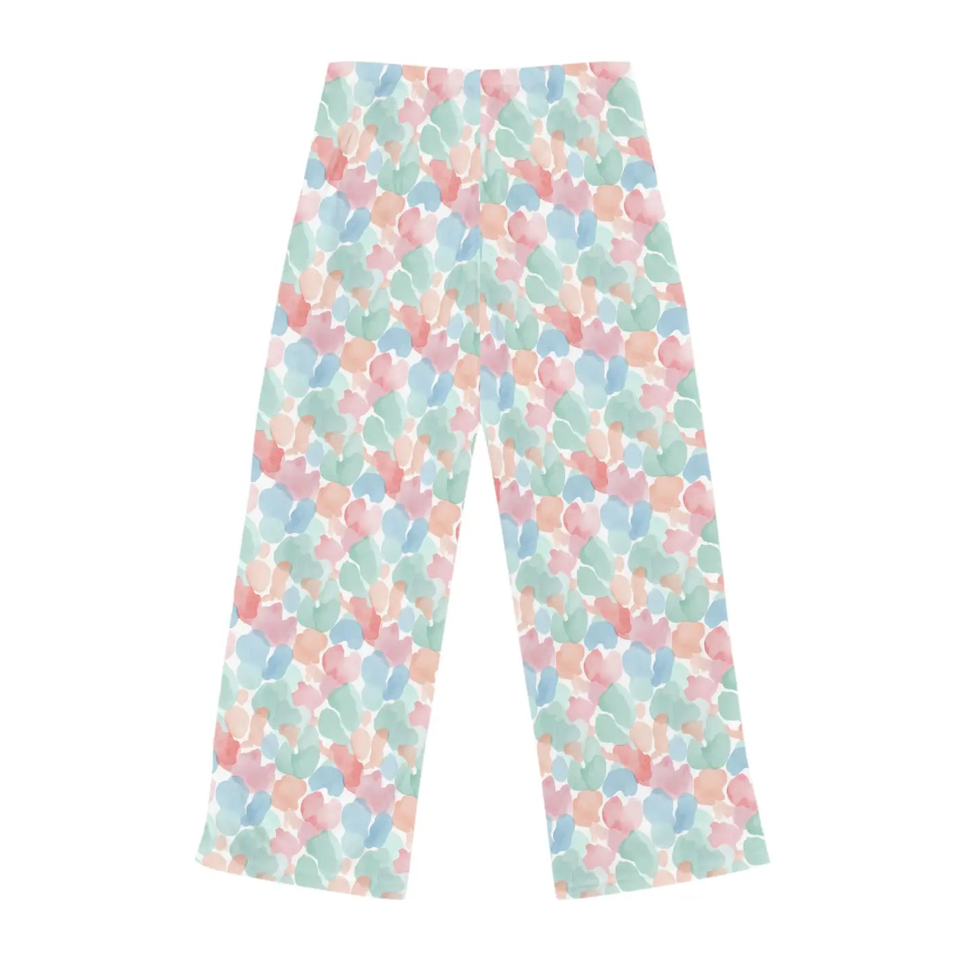 Pastel Watercolor Hearts Pajama Pants - Dreamy Sleepwear - DipaliZ