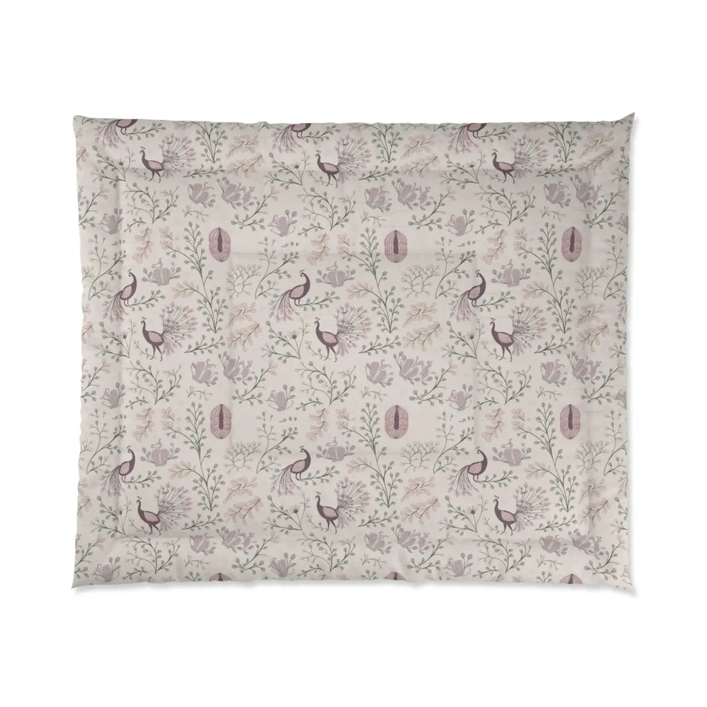White Luxe Comforter - Modern Snuggly Polyester - DipaliZ