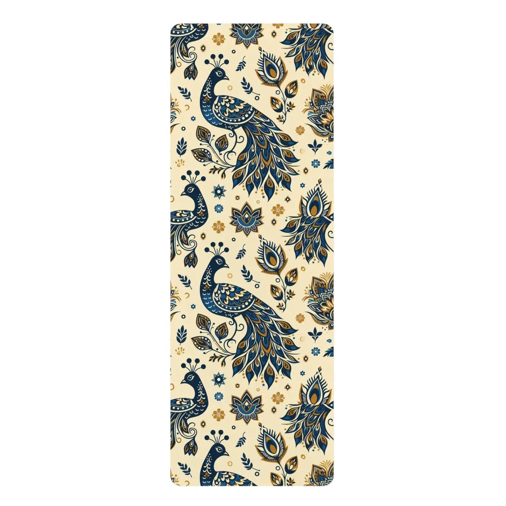 Vibrant Printed Rubber Yoga Mat - Microfiber Suede - Dipaliz