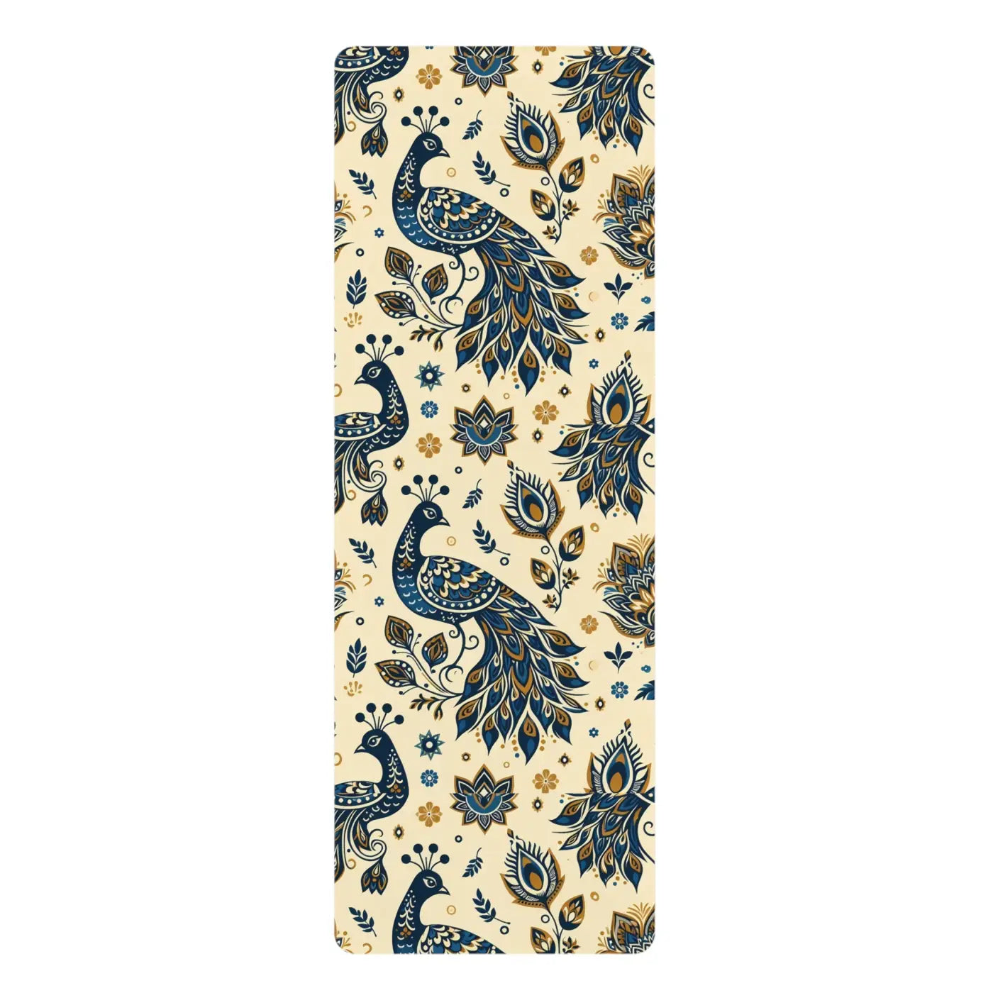 Vibrant Printed Rubber Yoga Mat - Microfiber Suede - Dipaliz