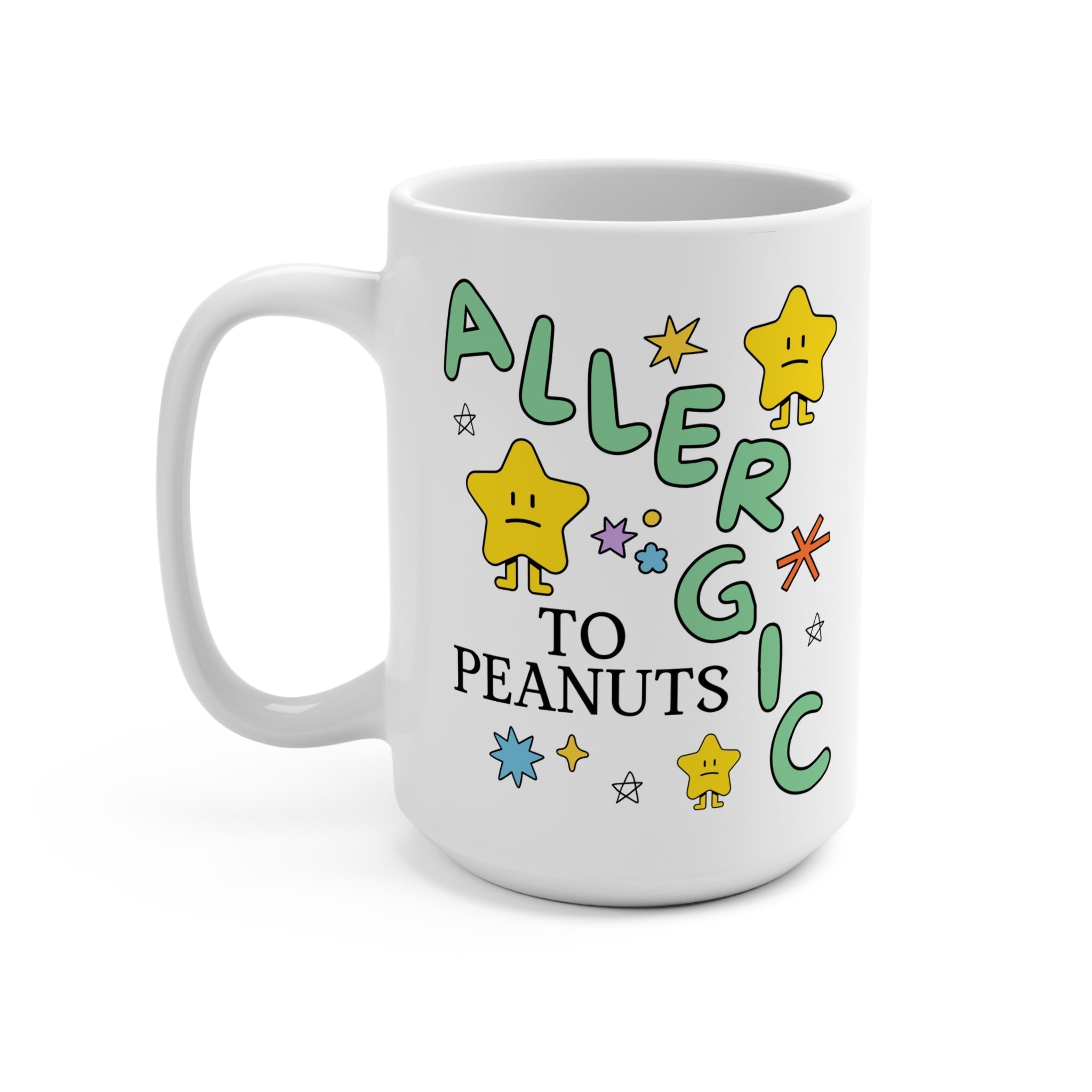 Peanut Allergy: 15 Oz Coffee Mug