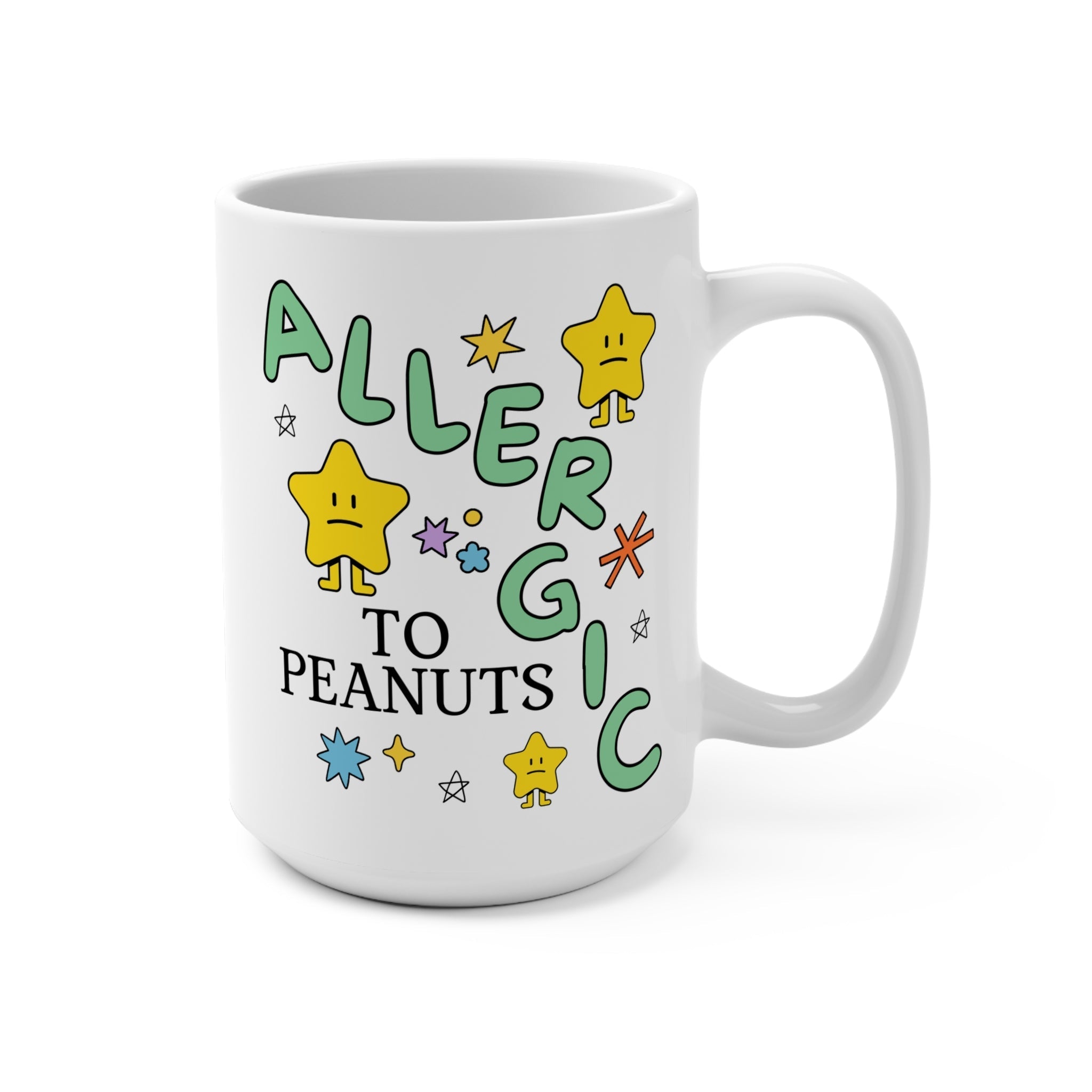 Peanut Allergy: 15 Oz Coffee Mug