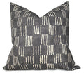 Matchsticks Pillow Cover in Pebble Grey, George Spencer Textiles