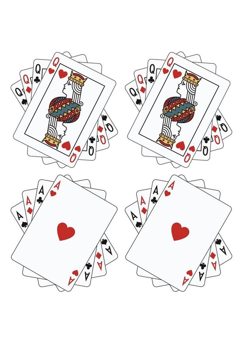 Peekaboo Queens and Aces Pasties