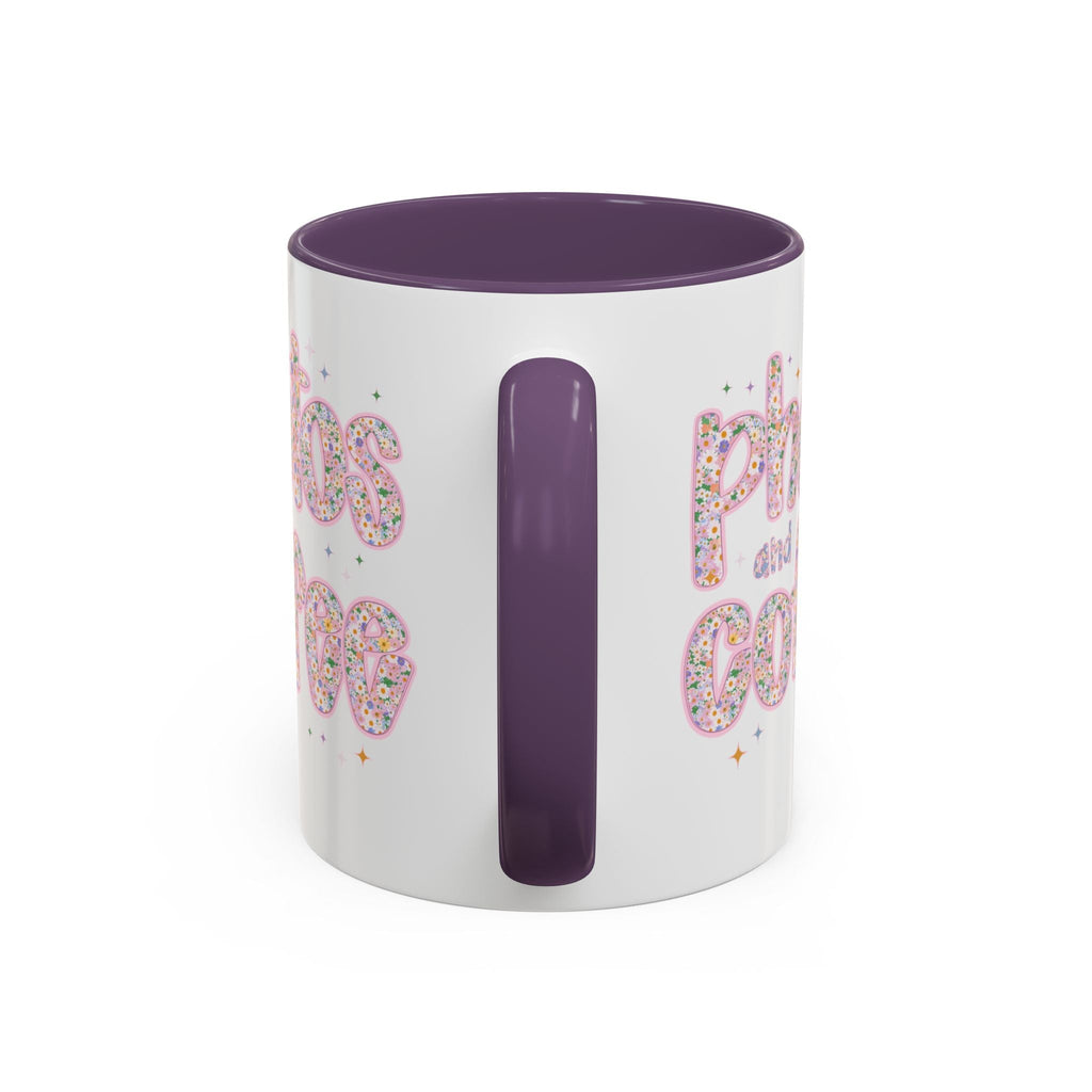 Photos and Coffee 11 Oz Mug: Cute Photographer Gift