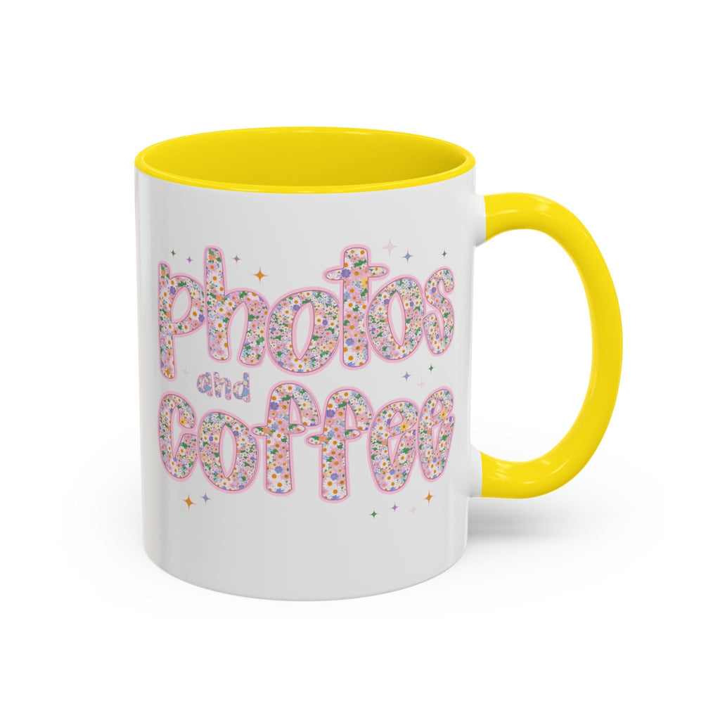 Photos and Coffee 11 Oz Mug: Cute Photographer Gift