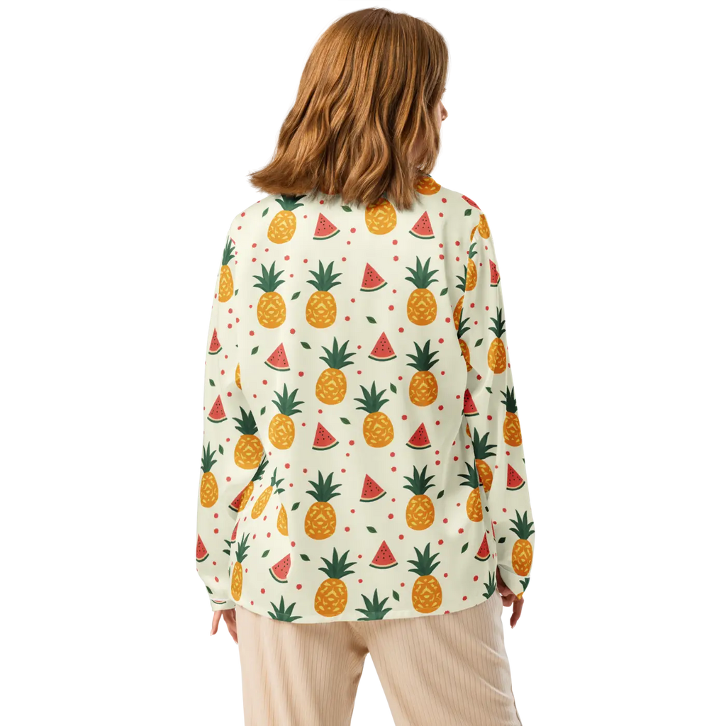 Tropical Long Sleeve Pajama - Silky Comfort - DipaliZ