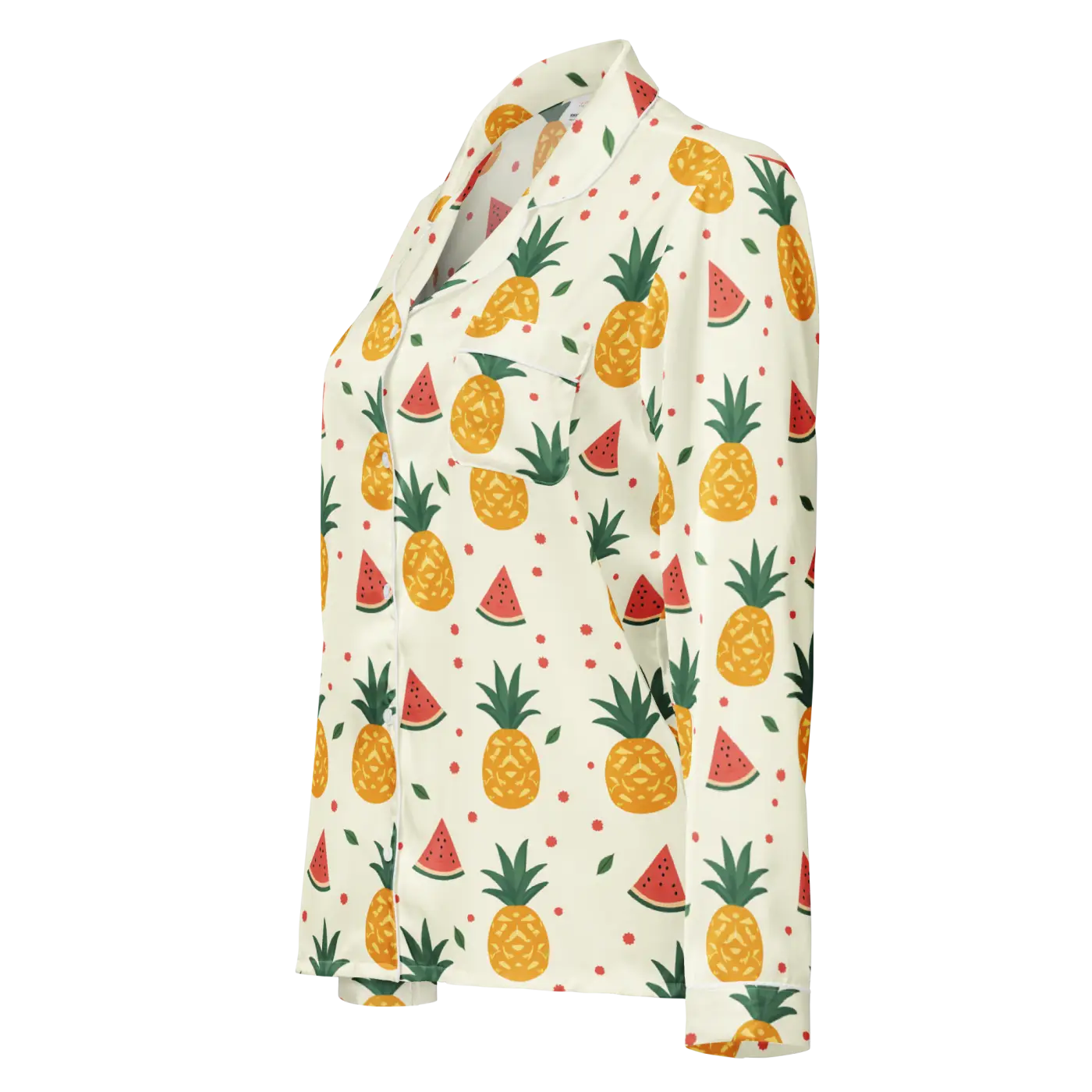 Tropical Long Sleeve Pajama - Silky Comfort - DipaliZ