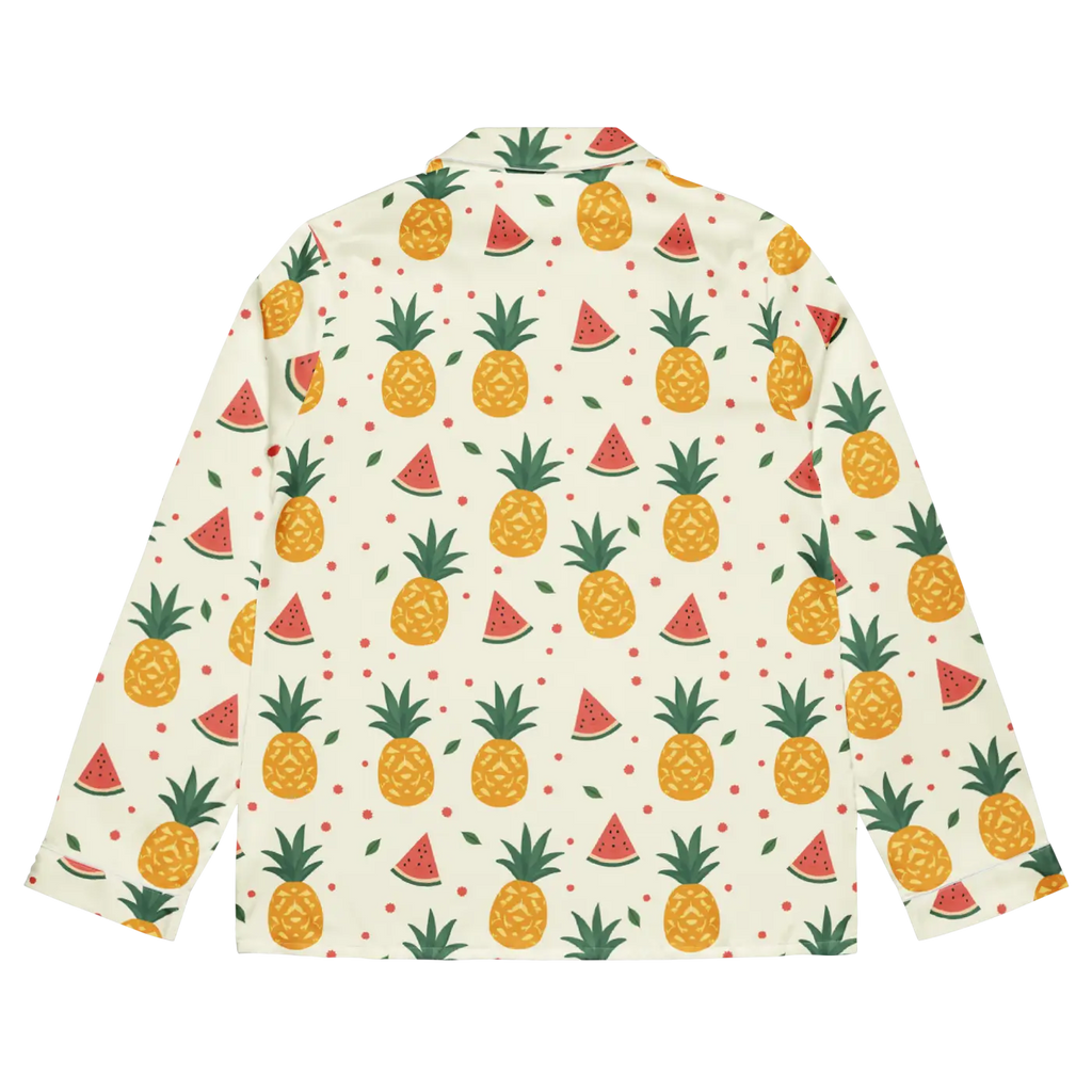 Tropical Long Sleeve Pajama - Silky Comfort - DipaliZ