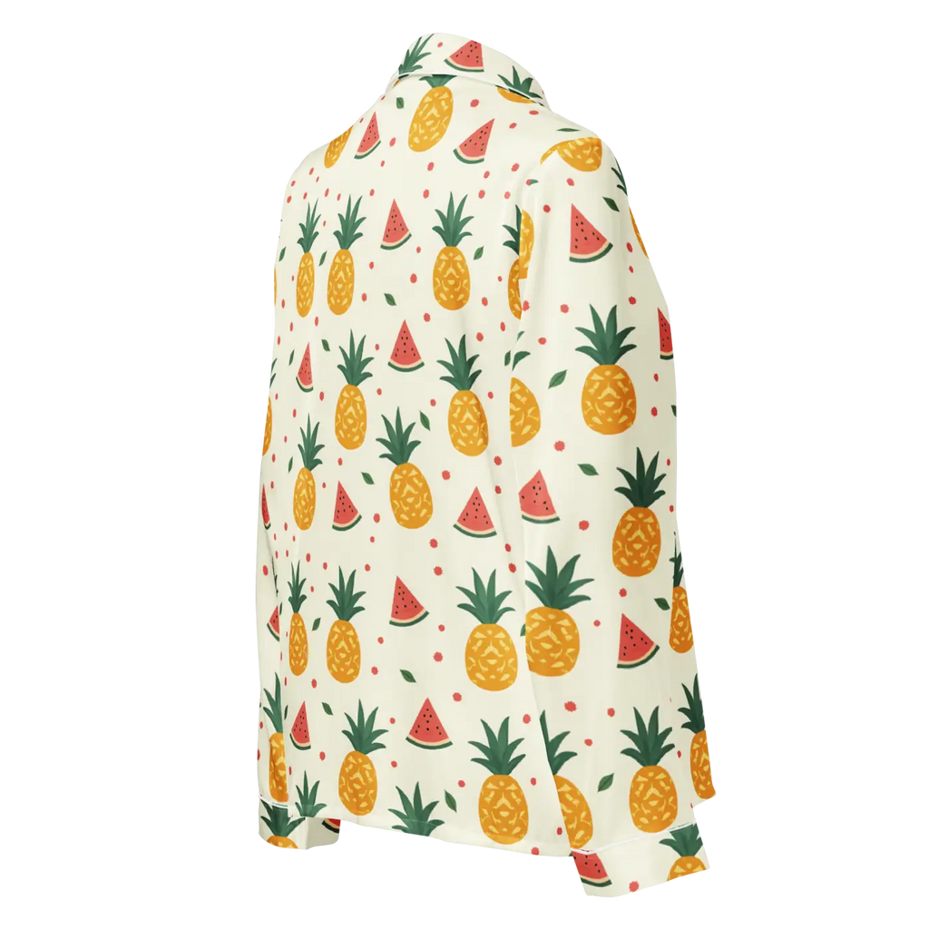 Tropical Long Sleeve Pajama - Silky Comfort - DipaliZ