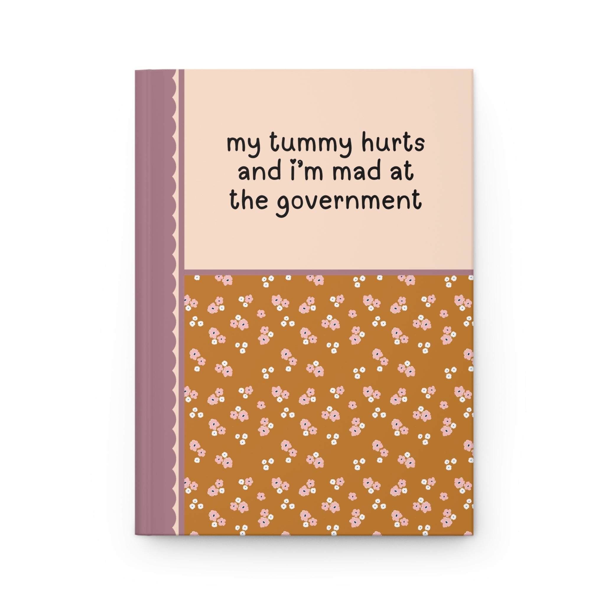 Pink and Orange Flower Journal