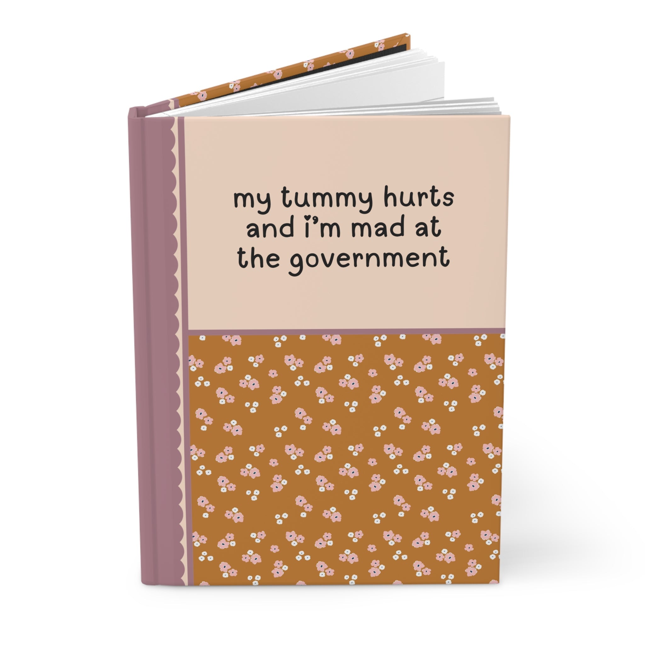 Pink and Orange Flower Journal