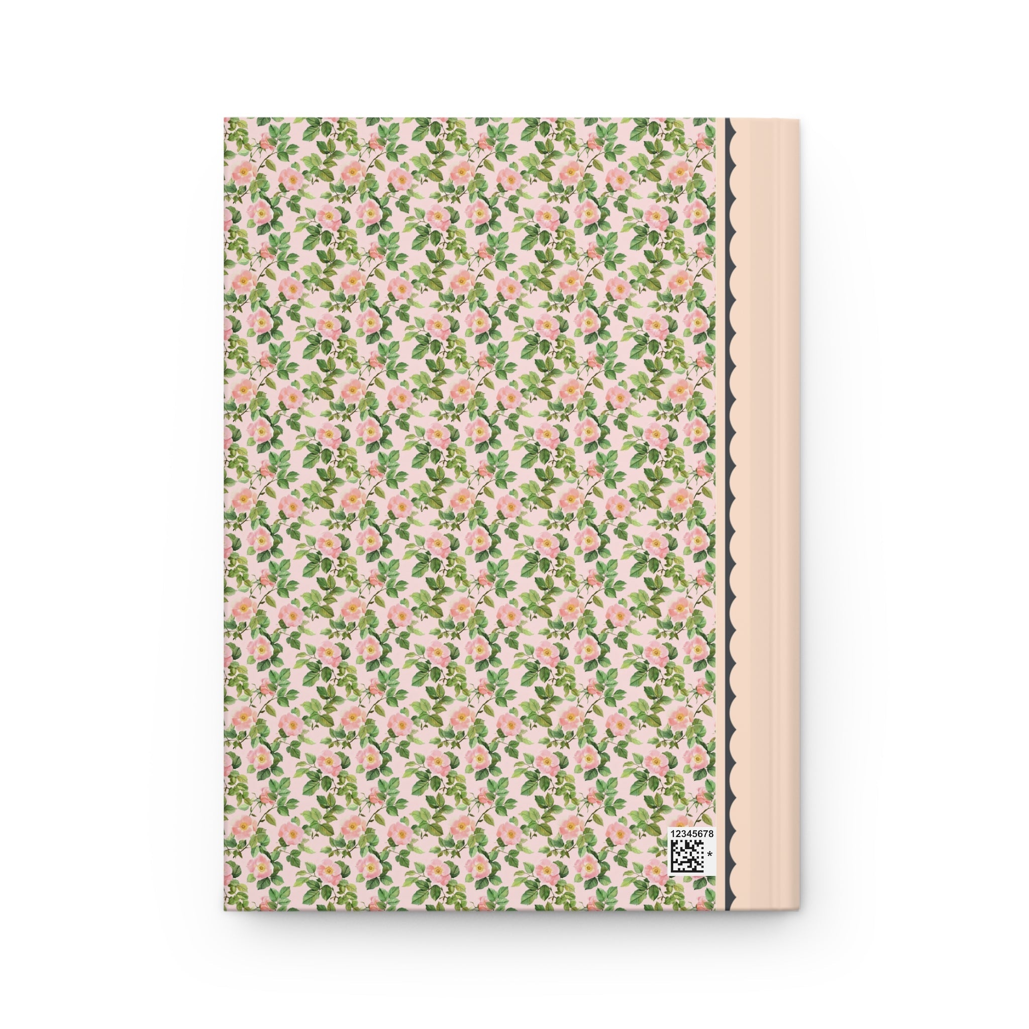 Pink Floral Notebook with Roses