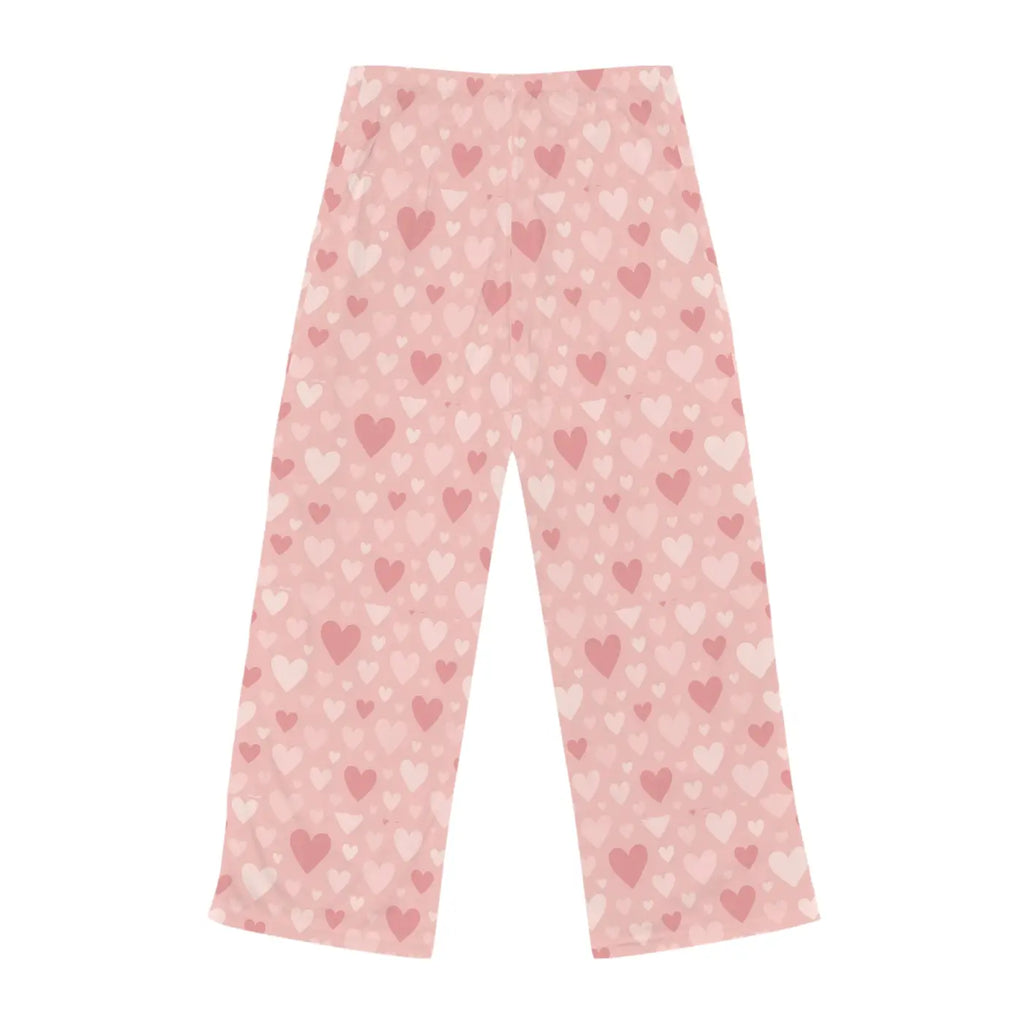 Vibrant Pink Hearts Premium Pajama Pants - DipaliZ