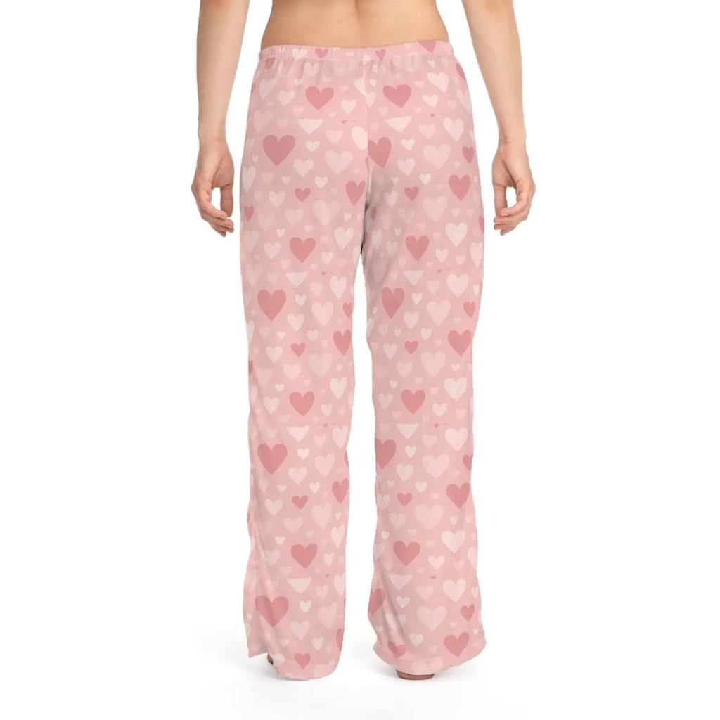 Vibrant Pink Hearts Premium Pajama Pants - DipaliZ