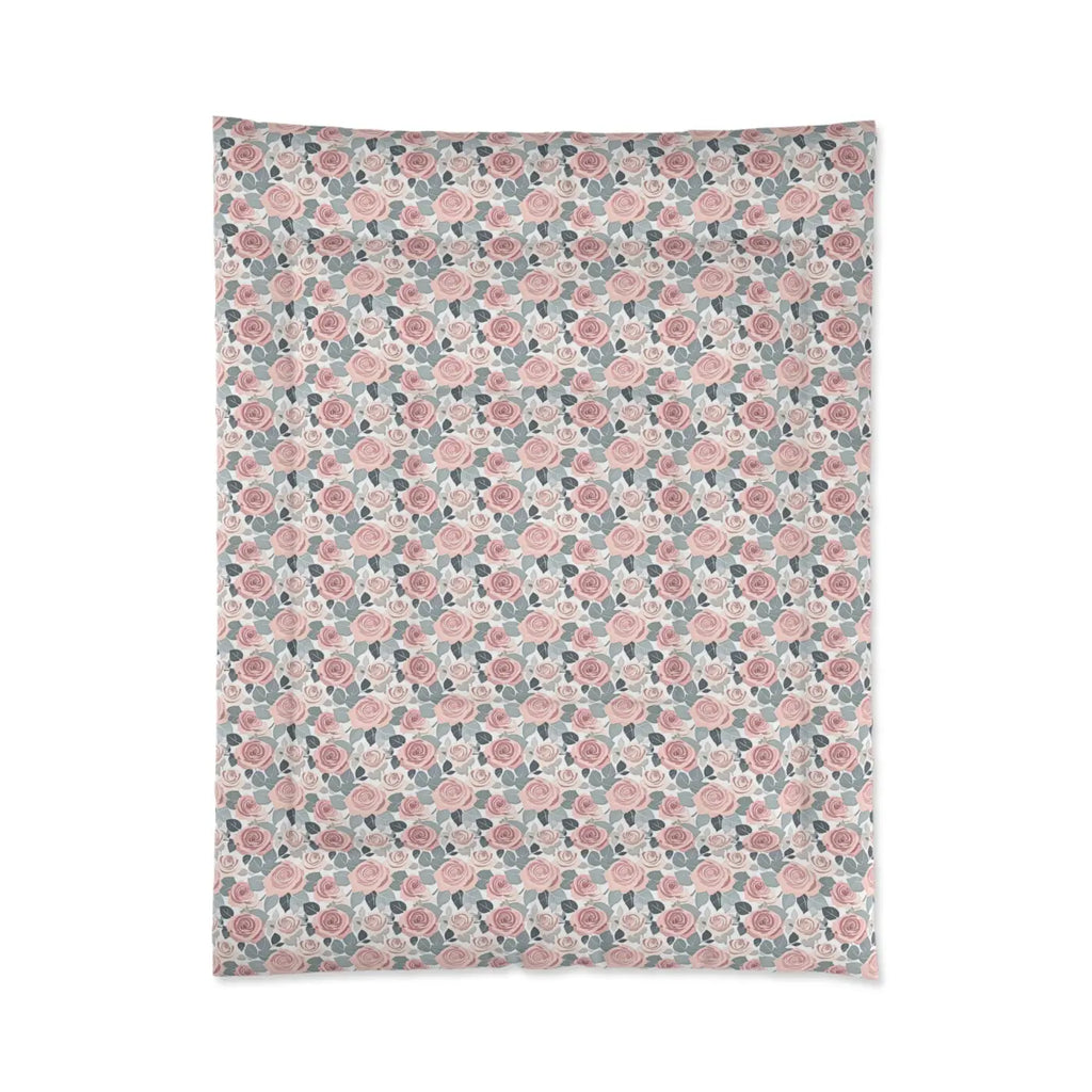 Dreamy Pink Roses Comforter - Transform Chilly Nights - DipaliZ