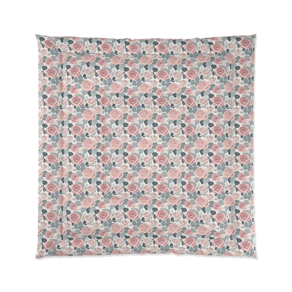 Dreamy Pink Roses Comforter - Transform Chilly Nights - DipaliZ