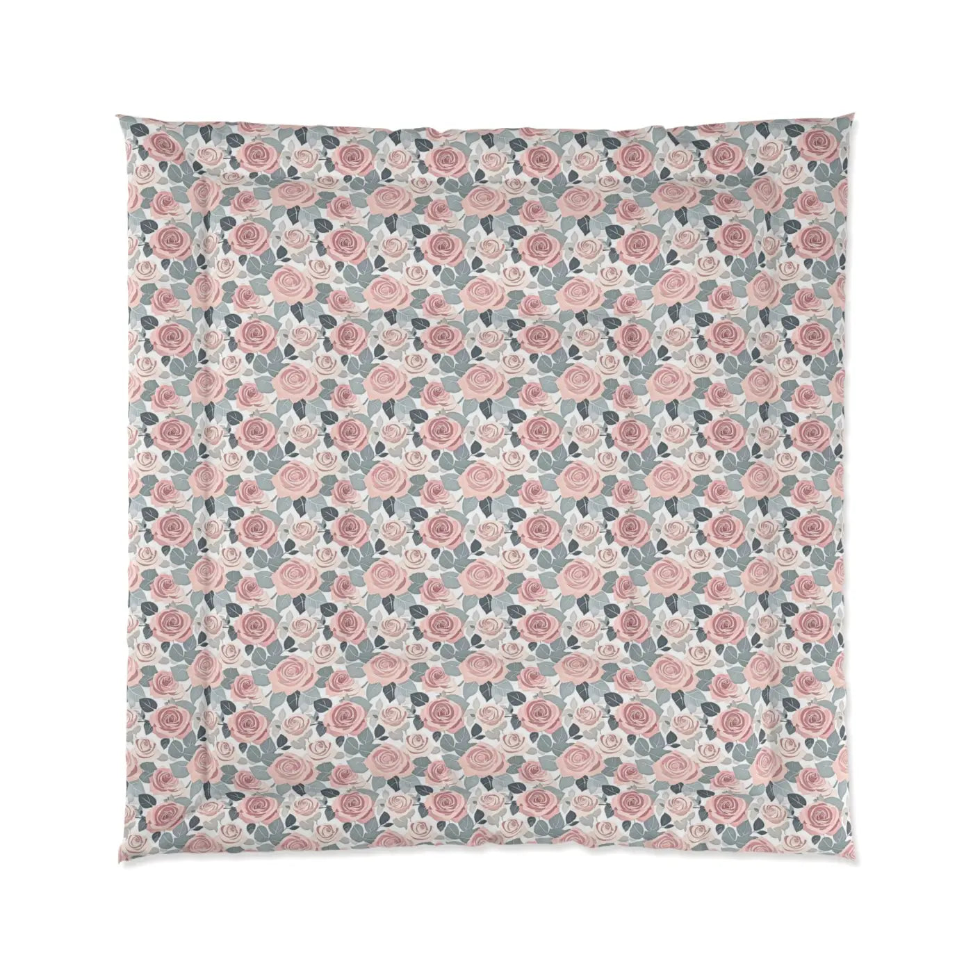 Dreamy Pink Roses Comforter - Transform Chilly Nights - DipaliZ
