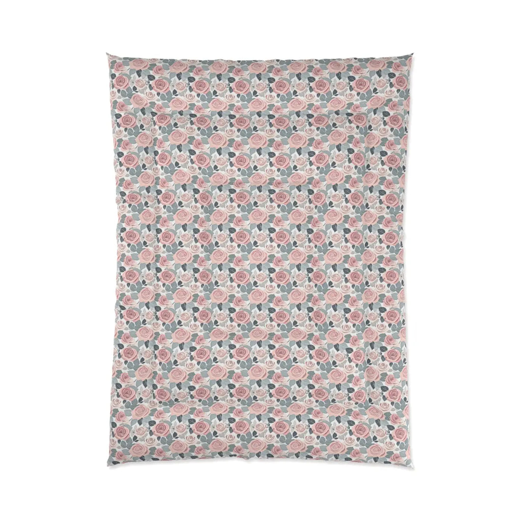 Dreamy Pink Roses Comforter - Transform Chilly Nights - DipaliZ