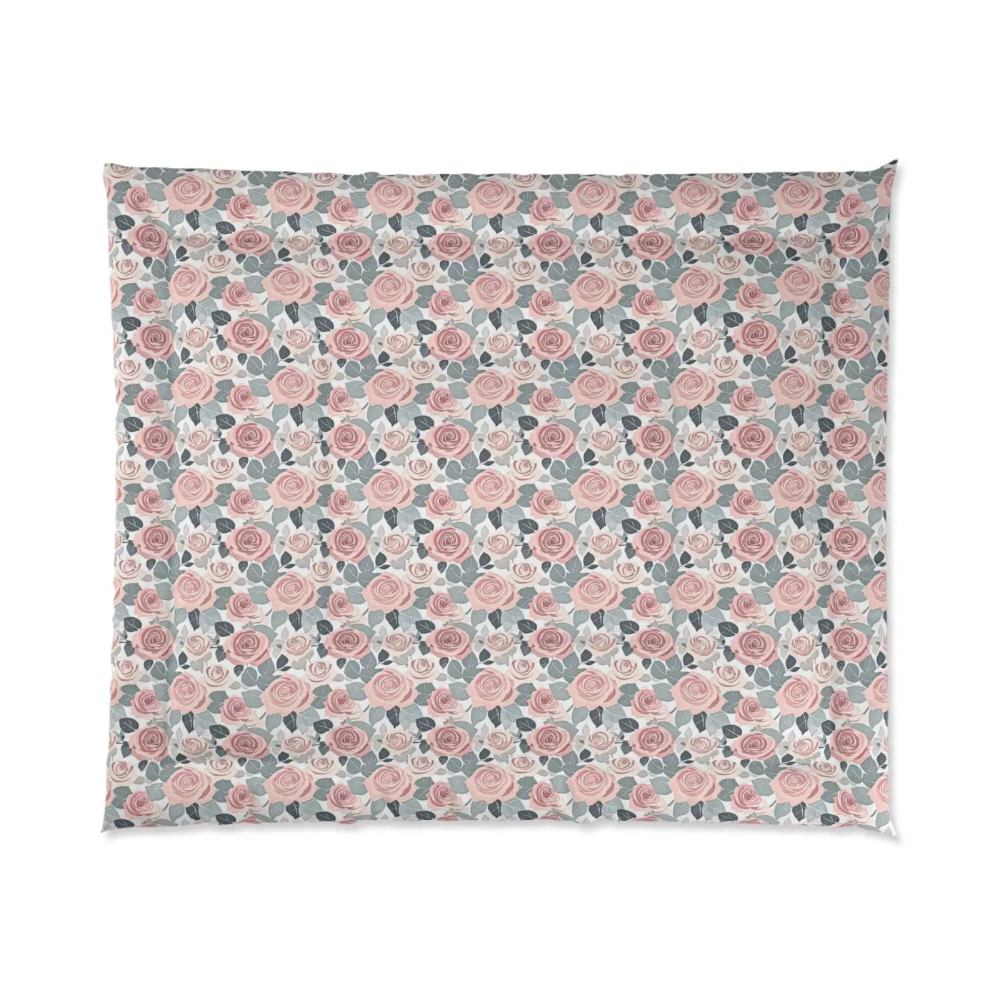 Dreamy Pink Roses Comforter - Transform Chilly Nights - DipaliZ