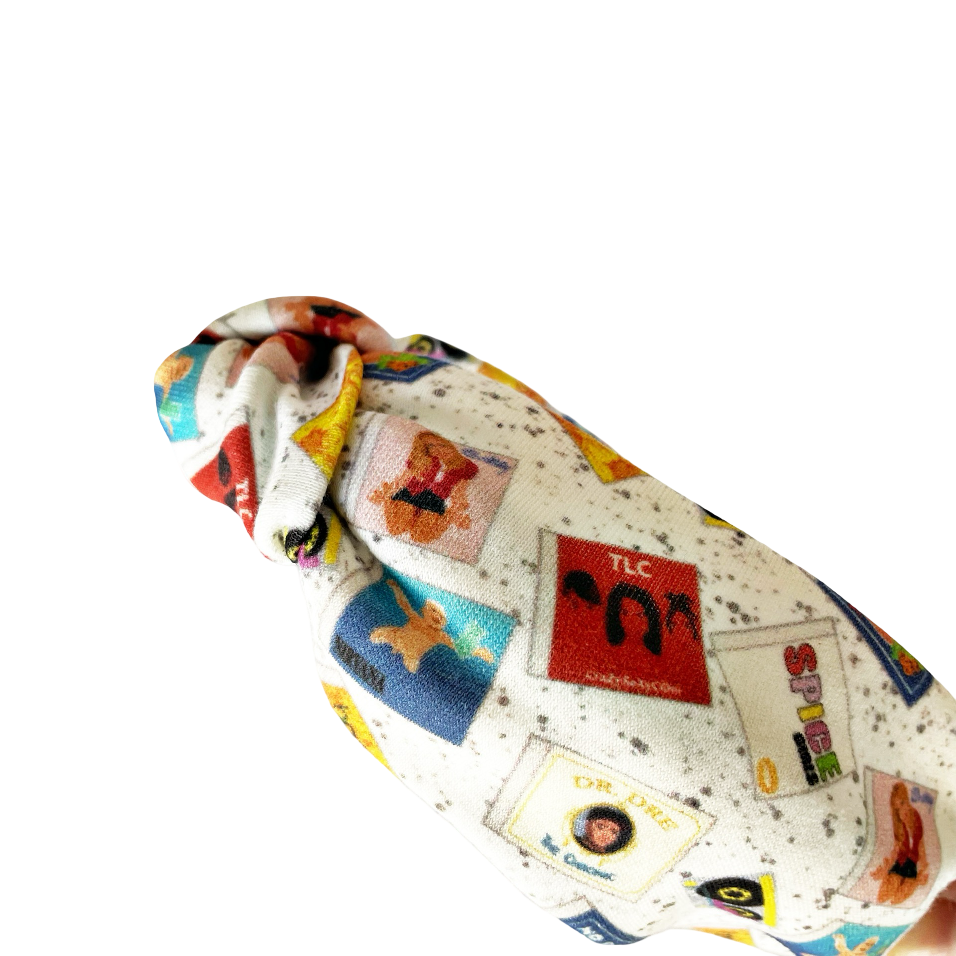 90s Music Albums Knotted Headband