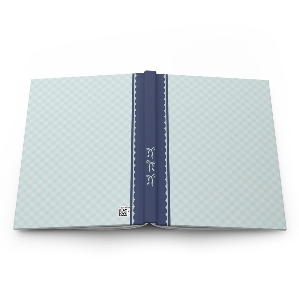 Plaid Notebook: Light Blue